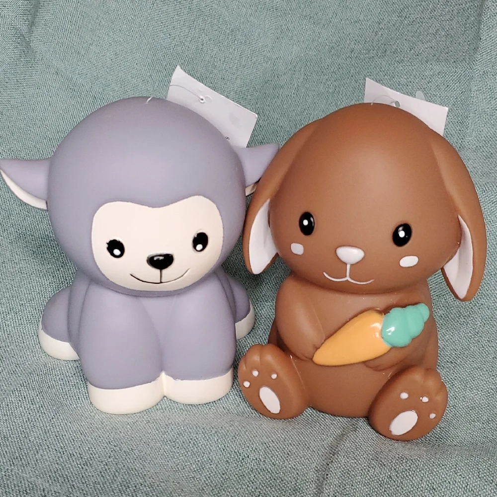 Cute Rubber Animal Squeaky Toys‎ for Dogs or Kids